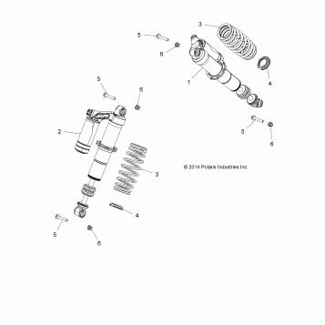 SUSPENSION, FRONT SHOCK - Z16VAX87AL/AW/AM (49RGRSHOCKFRT15Z90055)