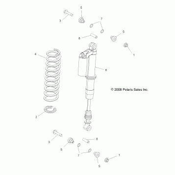 SUSPENSION, REAR SHOCK MOUNTING - R09VH76AX (49RGRSHOCKMTGRR09RZRS)