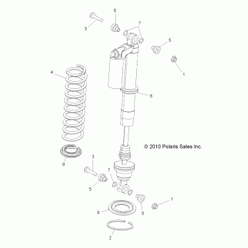 SUSPENSION, REAR SHOCK MOUNTING - R10XH76AA (49RGRSHOCKMTGRR10RZRS4)