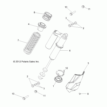 SUSPENSION, REAR SHOCK MOUNTING - R13XT87AA/9EAK (49RGRSHOCKMTGRR13RZRXP4I)