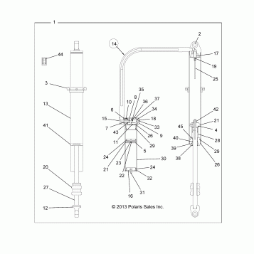 SUSPENSION, REAR SHOCK - Z16VFE99AF/AS/AM (49RGRSHOCKRR7044087)