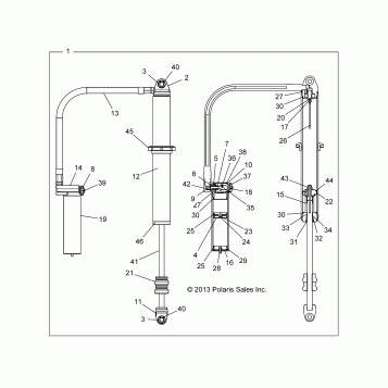 SUSPENSION, REAR SHOCK - Z16VDE99AF/LM/AM/AS (49RGRSHOCKRR7044376)