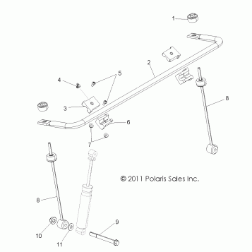 SUSPENSION, STABILIZER BAR, FRONT - R12VH76AB/AD/AF/AH/AI/AJ/AM/EAB/EAS (49RGRSTABILIZERFRT12RZR)