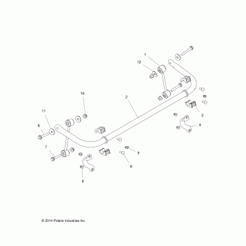 SUSPENSION, STABILIZER BAR, REAR - Z16VFE99AF/AS/AM/M99AM (49RGRSTABILIZERRR1510004)