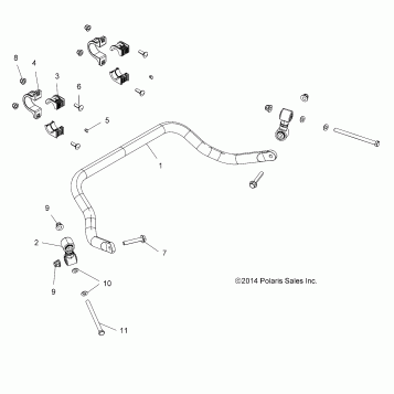 SUSPENSION, STABILIZER BAR, REAR - Z16VA87 ALL OPTIONS (49RGRSTABILIZERRR15Z90050)