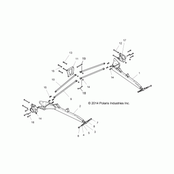 SUSPENSION, REAR CONTROL ARMS - Z16VDE99AF/AM/LM/AS/M99AM (49RGRSUSPRR151000)