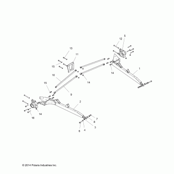 SUSPENSION, REAR CONTROL ARMS - Z15VFE99AT/AV/AP (49RGRSUSPRR1510004)