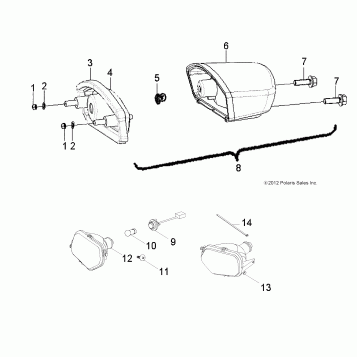 ELECTRICAL, HEADLIGHT and TAILLIGHT - R14VA17AA/AF (49RGRTAILLAMPS13RZR170)