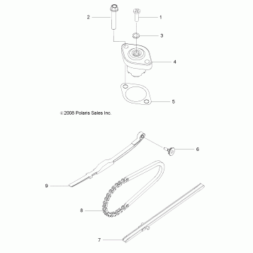ENGINE, TENSIONER, CAM CHAIN - Z19YAV17B2/B4 (49RGRTENSIONER09RZR170)