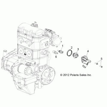 ENGINE, THERMOSTAT - Z14VE76AD/7EAL/7EAW/EAJ/EAU (49RGRTHERMO13RZR)