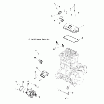 ENGINE, THROTTLE BODY and VALVE COVER - R12VE76AB/AD/AE/AJ/AO (49RGRTHROTTLEBODY11RZRS)