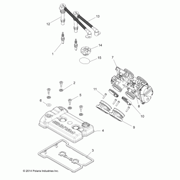 ENGINE, THROTTLE BODY AND VALVE COVER - Z16VFE99AF/AS/AM/M99AM (49RGRTHROTTLEBODY1510004)