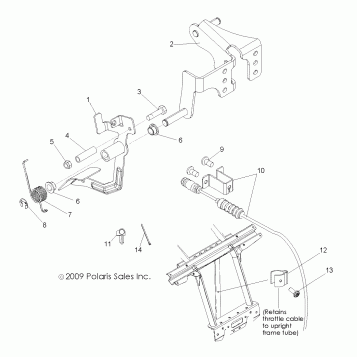 ENGINE, THROTTLE PEDAL - R10XH76AA (49RGRTHROTTLEPEDAL10RZRS4)