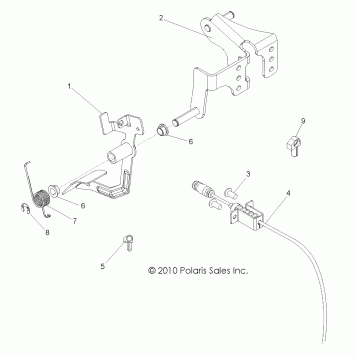 ENGINE, THROTTLE PEDAL - R11JH87AA/AD (49RGRTHROTTLEPEDAL11RZR875)