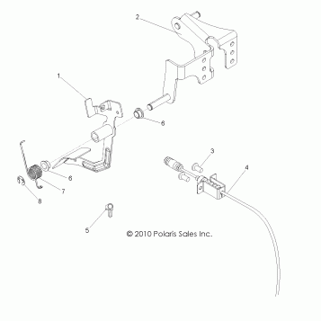 ENGINE, THROTTLE PEDAL - R12VE76AB/AD/AE/AJ/AO (49RGRTHROTTLEPEDAL11RZRS)