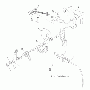 ENGINE, THROTTLE PEDAL - Z14VE76AD/7EAL/7EAW/EAJ/EAU (49RGRTHROTTLEPEDAL13RZR4)