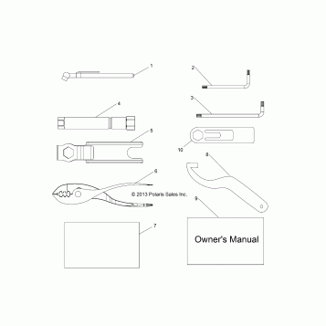REFERENCES, TOOL KIT and OWNERS MANUAL - Z17VHA57A2/E57AU (49RGRTOOL14RZR570)