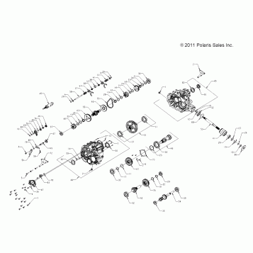 DRIVE TRAIN, MAIN GEARCASE - R12VH57AD (49RGRTRANS1332953)