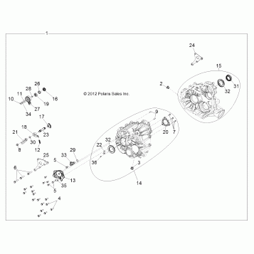 DRIVE TRAIN, MAIN GEARCASE - Z14JT87AD/9EAO/9EAOL/9EAL (49RGRTRANS1333044)