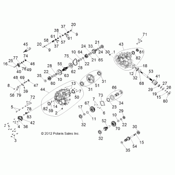 DRIVE TRAIN, MAIN GEARCASE - Z14VH57AD (49RGRTRANS1333051)