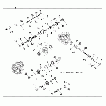 DRIVE TRAIN, MAIN GEARCASE INTERNALS - Z14JT87AD/9EAO/9EAOL/9EAL (49RGRTRANSINTL1333044)