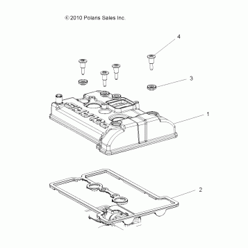 ENGINE, VALVE COVER - R12JT87AB/AD/AS/AW/9EAW (49RGRVALVE11RZR875)