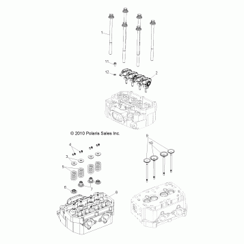 ENGINE, CYLINDER HEAD and VALVES - R12VE76AB/AD/AE/AJ/AO (49RGRVALVE11RZRS)
