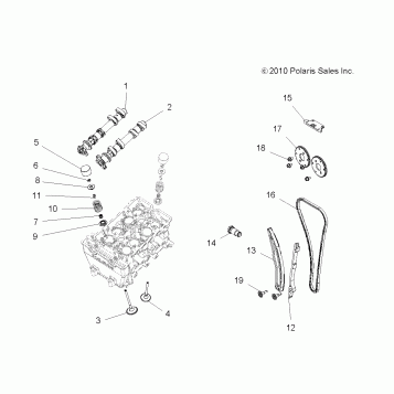 ENGINE, VALVES and CAMSHAFTS - R12JT87AB/AD/AS/AW/9EAW (49RGRVALVECAM11RZR875)