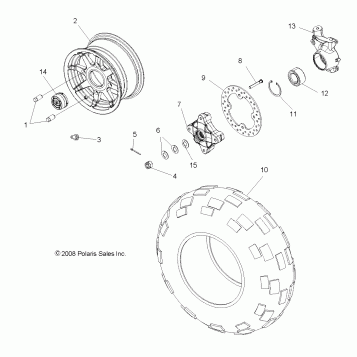 WHEELS, FRONT - R09VH76AX (49RGRWHEELFRT09RZRS)