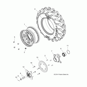 WHEELS, FRONT - Z16VAA87A2 (49RGRWHEELFRT15Z90050)