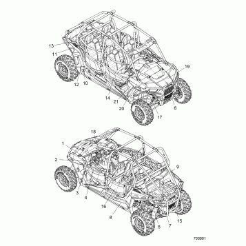 BODY, DECALS - Z15VCE87AT/AV (700001)