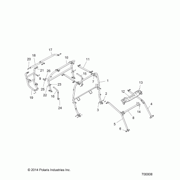 CHASSIS, CAB FRAME - Z15VCE87AT/AV (700008)