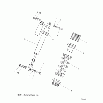 SUSPENSION, FRONT SHOCK MOUNTING - Z15VDE99AT/AL/AV/AW/LP/EW/AO/AP/AZ/NV/NW/K99AA/AU (700035)