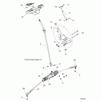 STEERING, STEERING ASM. - Z16VAA87A2 (700162)