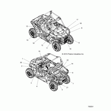 BODY, DECALS - Z16VA87 ALL OPTIONS (700251)