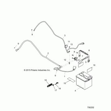 ELECTRICAL, BATTERY - Z16VA87 ALL OPTIONS (700252)
