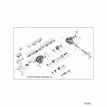 DRIVE TRAIN, MAIN GEARCASE INTERNALS - Z16VAA87A2 (700255)