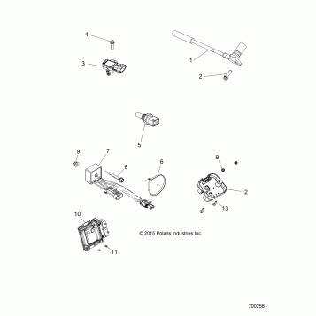 ELECTRICAL, SENSORS, ECU and CONTROL MODULES - Z16VA87 ALL OPTIONS (700256)
