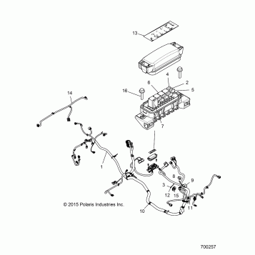 ELECTRICAL, WIRE HARNESS - Z16VAA87A2 (700257)