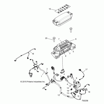 ELECTRICAL, WIRE HARNESS GPS - Z16VAX87AL (700258)
