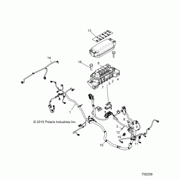 ELECTRICAL, WIRE HARNESS - Z16VAE87A9/AR/AU/AW (700259)
