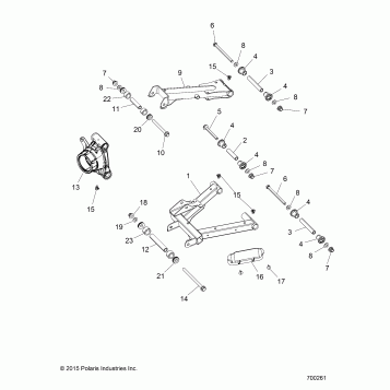 SUSPENSION, REAR CONTROL ARMS - Z16VA87 ALL OPTIONS (700261)