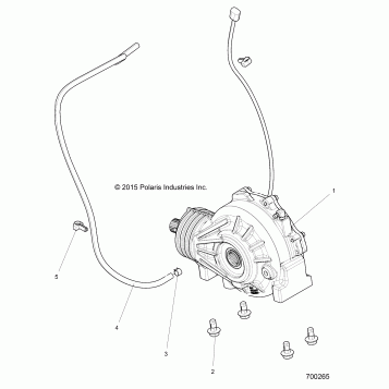 DRIVE TRAIN, FRONT GEARCASE MOUNTING - Z16VBA87A2/AB/L2/E87AB/AR/LB/AE/AS (700265)