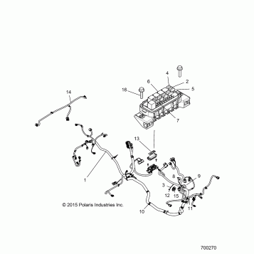 ELECTRICAL, WIRE HARNESS - Z16VBE99AK/AW/AB (700270)