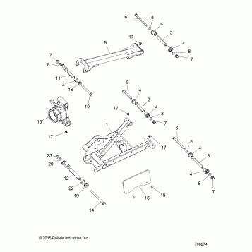 SUSPENSION, REAR CONTROL ARMS - Z16VBE99AK/AW/AB (700274)