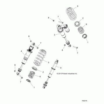 SUSPENSION, REAR SHOCK MOUNTING - Z16VBA87A2/AB/L2/E87AB/AR/LB/AE/AS (700275)