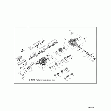 DRIVE TRAIN, MAIN GEARCASE INTERNALS - Z16VDM99AM (700277)