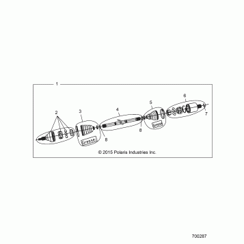 DRIVE TRAIN, HALF SHAFT, FRONT - Z20NAE92AL/AR/BL/BR/F92AL/AR (700287)