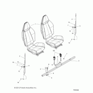 BODY, SEAT MOUNTING and BELTS - Z16VHA57A2/EAK/AS (700342)