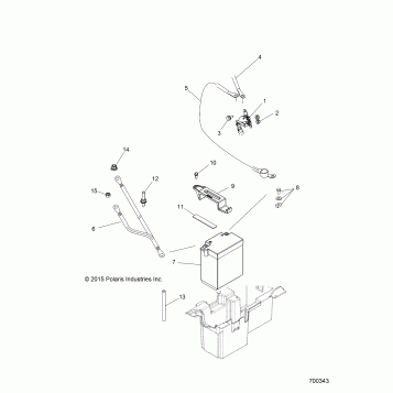 ELECTRICAL, BATTERY - Z16VHA57A2/EAK/AS (700343)